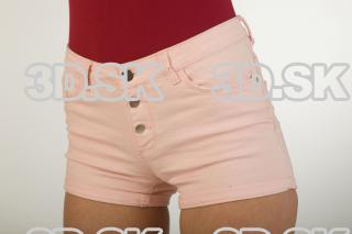 Pelvis pink shorts of Jean 0002